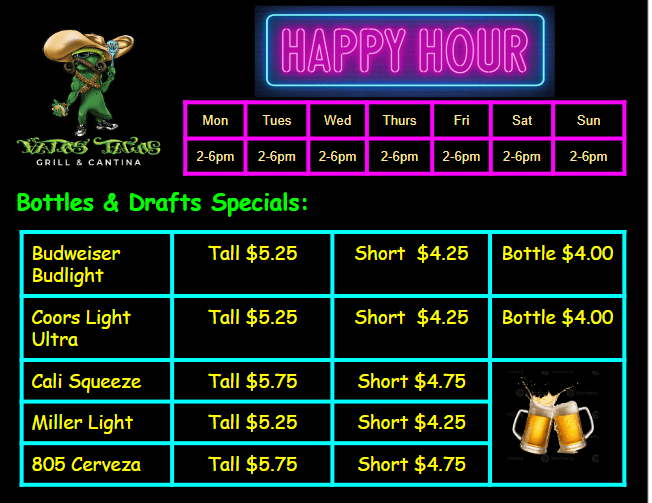 Vatos Tacos - Happy Hour logo