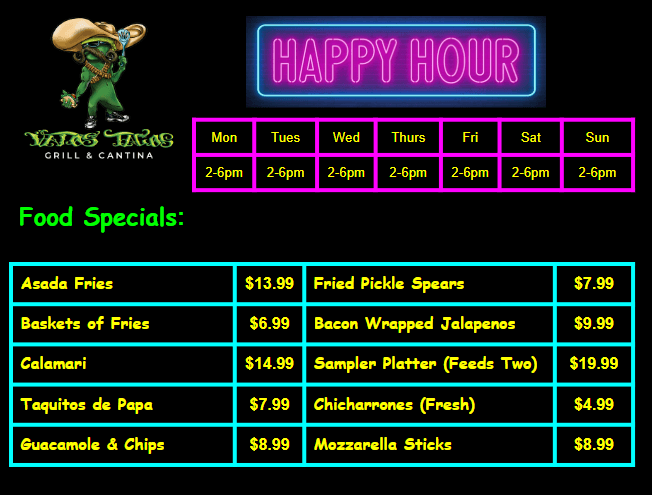 Vatos Tacos - Happy Hour