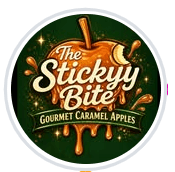 The Sticky Bite (Candy Apples) logo