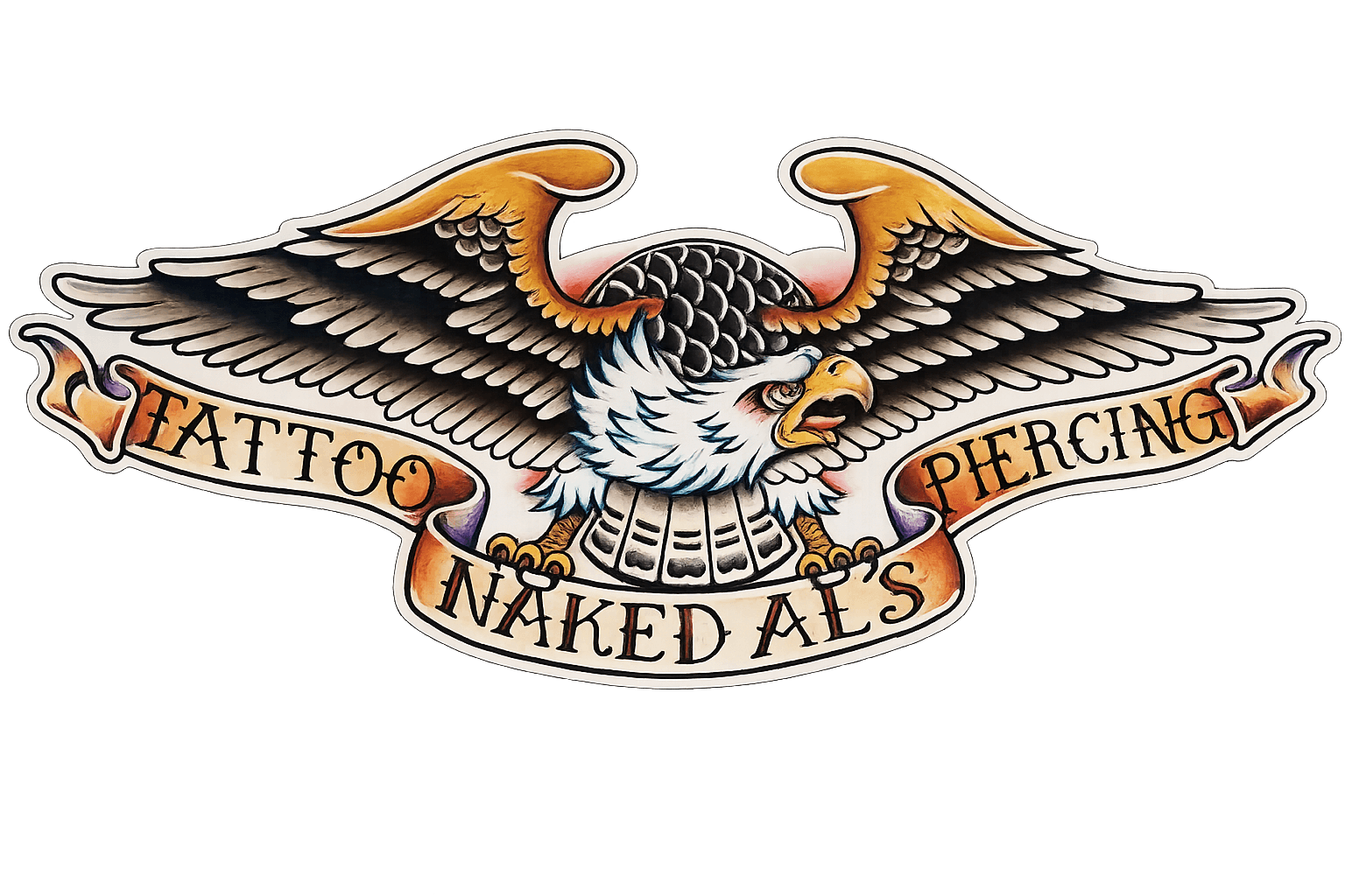 Naked Al's Tattoo logo